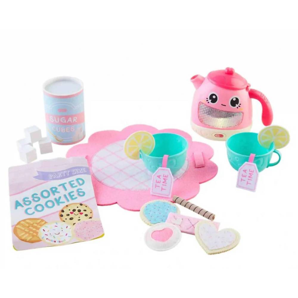 NEW MUDPIE kid's tea party play set in pink
